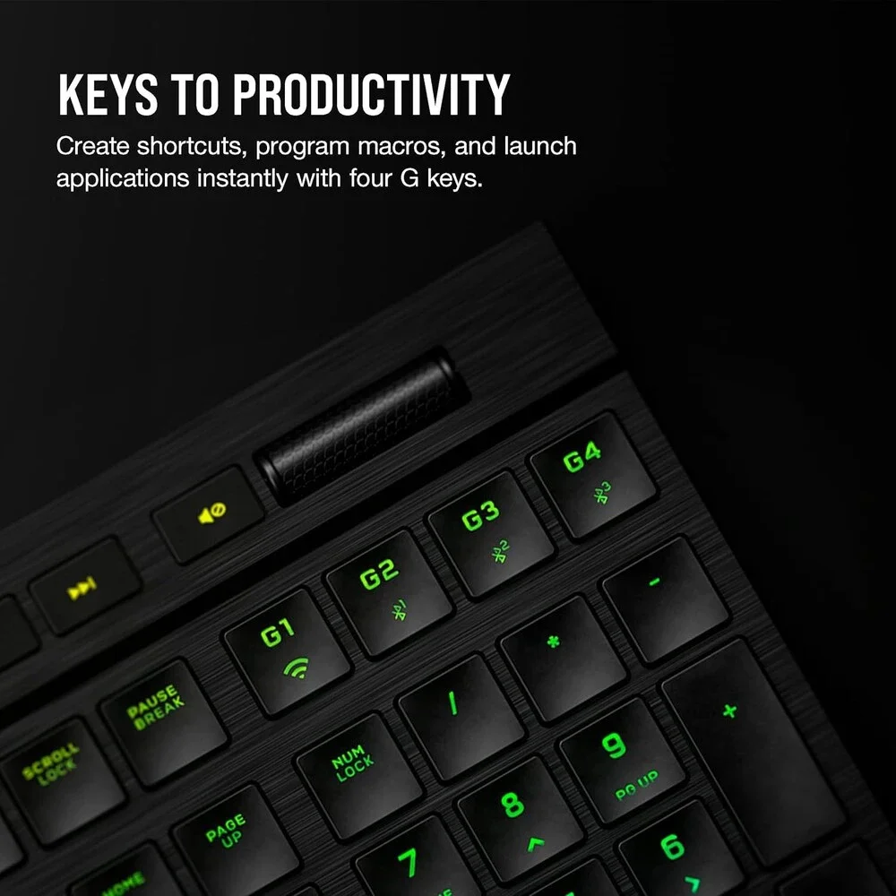 Corsair K100 AIR Wireless RGB Mechanical Gaming Keyboard - Ultra-Thin NIB